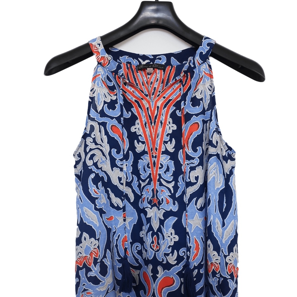 Flouncy Floral Print Tank Top